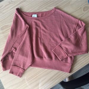 American Eagle Outfitters wide neck crew sweater